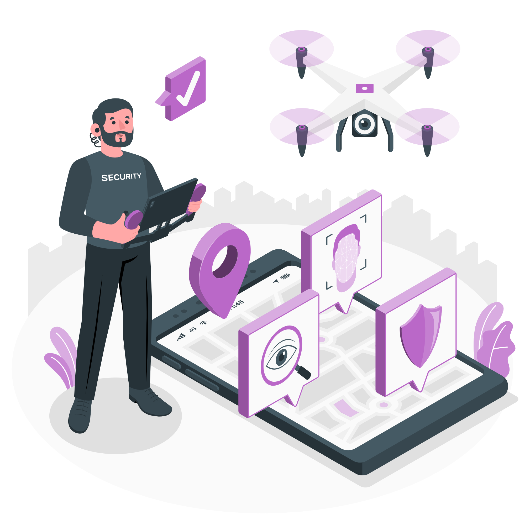 Drone surveillance amico